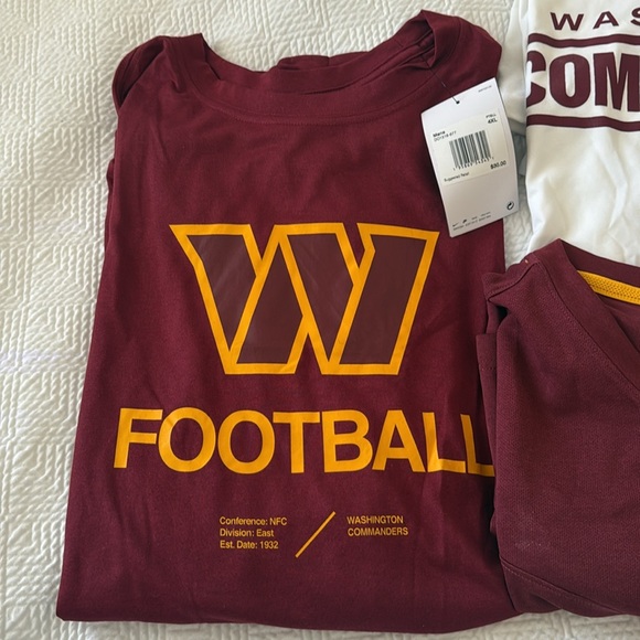 Nike Washington Commanders Short Sleeve Dri-Fits 4XL bundle NWT - Picture 3 of 3